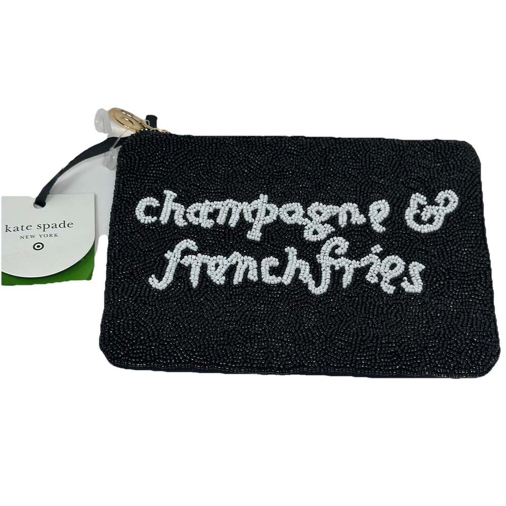 New Champagne & French Fries Beaded Clutch - Kate Spade NY x Target